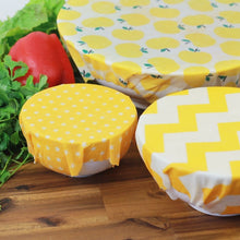 Load image into Gallery viewer, Reusable Beeswax Food Wraps Washable Food Storage Bags Organic Beeswax Cloth Wrap Silicone Food Wrap Replacement for Sandwich