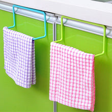 Load image into Gallery viewer, Kitchen Organizer Towel Rack Hanging Holder Bathroom Cabinet Cupboard Door Back Hanger Kitchen Supplies Accessories Cocina
