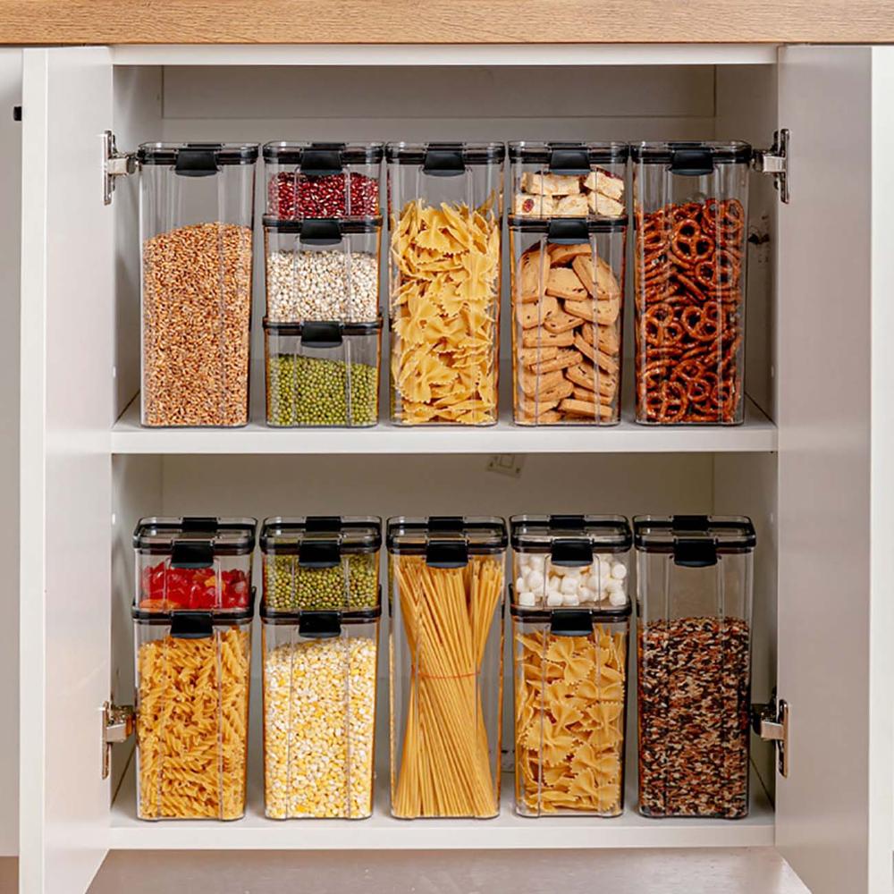 700/1300/1800ML Food Storage Container Plastic Kitchen
